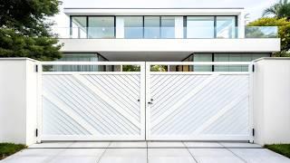 "100 Best Modern Iron Gate & House Gate Design Ideas for 2024 | Stunning Exterior Wall Concepts"