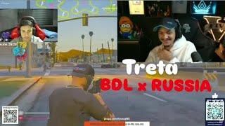 TODURO REAGINDO A TRETA DA BDL vs RUSSIA NA PISTA! GTA RP