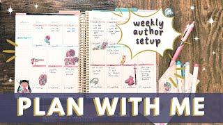 Author Weekly Plan With Me // Erin Condren Life Planner 2024