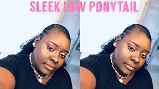 SLEEK LOW PONYTAIL w/drawstring |CIERRA MONET
