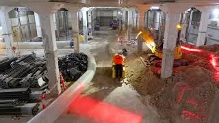 Building the State Library's new auditorium