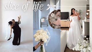 slice of life  pre-wedding photoshoot, wedding updates, self-care, + yapping session (2025 bride!)