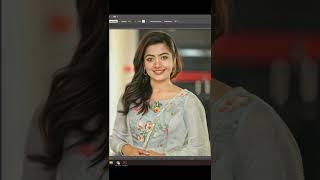 Rashmika Mandanna Indian actress Illustration | Digital #flatillustration #eveready_arts #shorts