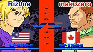 Street Fighter Alpha 3 - Riz0ne vs makozero FT5