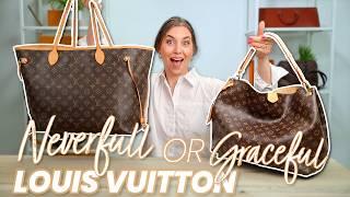 Louis Vuitton Neverfull GM vs. Graceful MM | Which LV Tote Bag is Right for You?