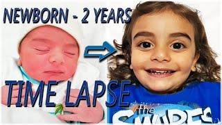 Baby Growing up Time Lapse (Birth to 2 years baby timelapse)