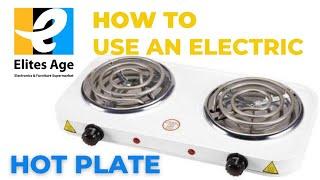 How to use an electric hot plate for cooking.|#hotplate||#Electronicsupermarket||