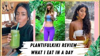 Freelee reviews Plantifulkiki's What I eat in a day on TikTok