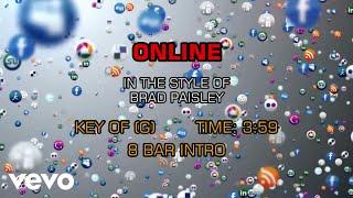 Brad Paisley - Online (Karaoke)