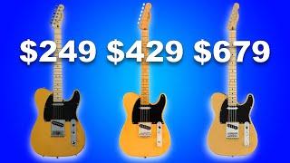 Comparing 3 Telecasters - I Was Surprised