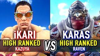 T8  IKARI (Kazuya) vs KARAS (Raven)  Tekken 8 High Level Gameplay