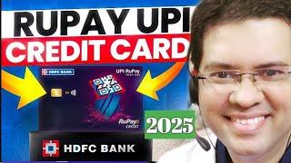 HDFC UPI Rupay Credit Card 2025 | Best HDFC Credit Card 2025 | Best Credit Card in 2025