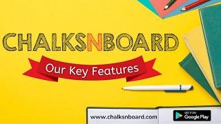 Our Key Features | Graphics Art | ChalksnBoard | India's leading online learning app