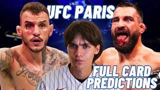 UFC Fight Night Moicano vs. Saint-Denis Full Card Predictions!