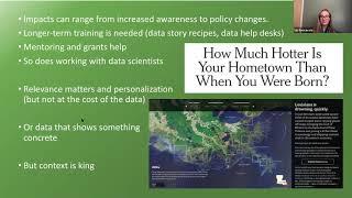 Telling Stories Using Planetary and Sustainable Development Data