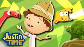 Justin Time 6 FULL EPISODES!  Justin's Jungle Adventures!