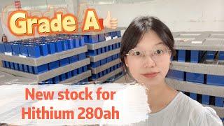 Grade A Hithium 280Ah lifepo4 cell in Starmax energy warehouse