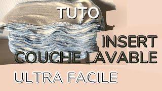 DIY insert couche lavable