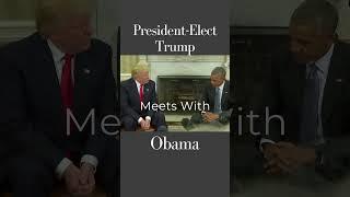 Donald Trump and Barack Obama meet at "White House" #shorts #trump #obama #usa #america #biden #war