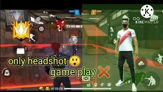 only headshot gameplay ||#adam #free fire #respect #rk ff 2m