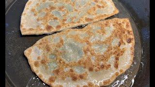 Bolani | Afghan Stuffed Flat Bread | Vegetarian Flat Bread | Pirki