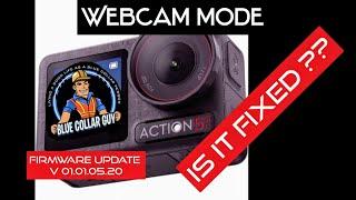 New firmware for the DJI Action 5 pro ! Webcam Livestream test and comparison !!