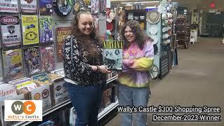 Wally's Castle $300 shopping Spree winner in Wyoming MI