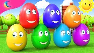 Surprise Eggs Kids Song | BluLoo Nursery Rhymes & Kids Songs