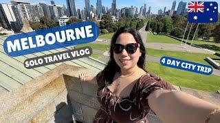 Solo trip to Melbourne, Australia  Activity & food ideas for a 4 day city trip