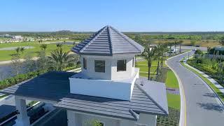 Valencia Bonita 55+ community entrance by GL Homes in Bonita Springs, Florida