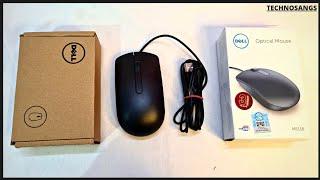 Dell optical mouse ms116 unboxing &review|| in Hindi||TechnoSangs