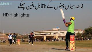 Amazing Power Hitting in Tape Ball Cricket by Fahad Mian Channu in Gujrat | unbelievable sixes HD