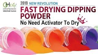 GHDIP Fast Drying Dip Powder Nail System, 2019 Revolution in dip nail arts !