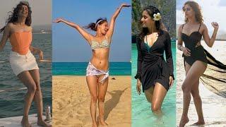 Sargun Kaur Luthra's Stunning Beach Bikini Photoshoot | Sargun Kaur Glamorous Bikini Looks by Sea