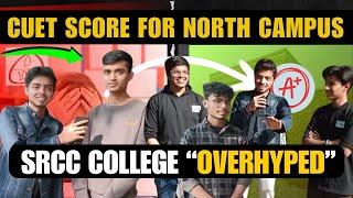 CUET SCORE FOR  DELHI UNIVERSITY | SRCC REALITY️