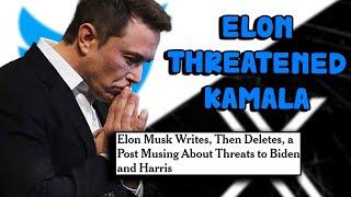 Elon Musk FORCED To Delete Joke About ASSASSINATING Harris