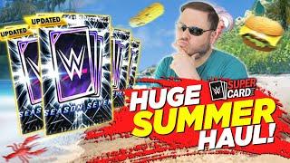 Updated "Huge Haul" Pack Opening!! FIRST FORGED SUMMER CARD! | WWE SuperCard