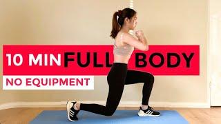 10 MIN FULL BODY WORKOUT (Full Body Fat Burn) | No Equipment ~ Jacey Yaw