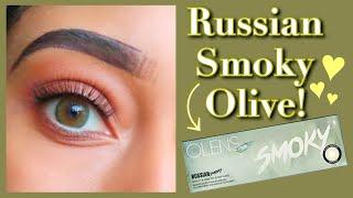 These lenses from are.... | OLENS Russian 'Smoky Olive' Color Contacts Review | Lizette Baldeo