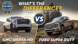 2024 GMC Sierra HD vs 2024 Ford Super Duty - What's The Difference?