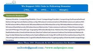 4G LTE Transmission Control Protocol NS2 PROJECTS