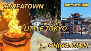 Exploring LOS ANGELES' Koreatown, Little Tokyo & Chinatown | Food & Shopping Vlog