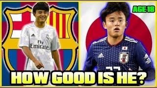 How GOOD Is Real Madrid's 18 Year Old WONDERKID Takefusa Kubo ACTUALLY?