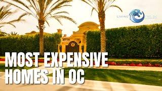 Touring A Mega Mansion Neighborhood in Orange County