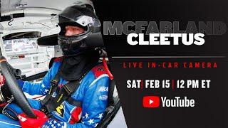 Cleetus McFarland's Live Daytona In-Car Camera | NASCAR