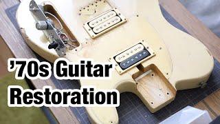 Greco Telecaster type - '70s Japanese electric guitar restoration