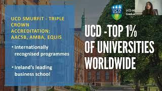 UCD Smurfit School - General Admissions Presentation