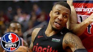 Damian Lillard goes off for 40 in Blazers' win vs. Wizards | NBA on ESPN