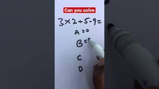 Can you solve#genius #smart #intelligent #quick #expert #youtubeshorts #maths #game #iq #correction
