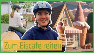  In die Stadt zum Eiscafé reiten  // Blondis auf Fjordis